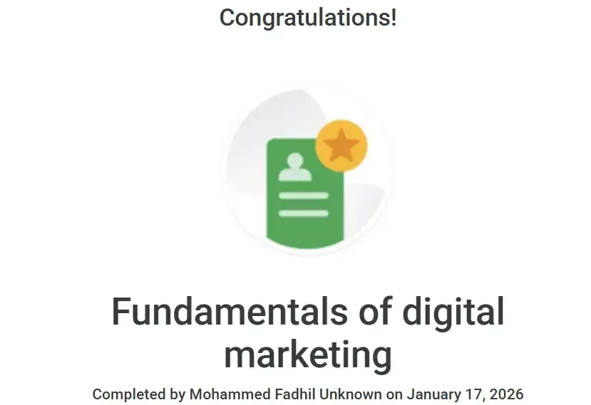 Fundamentals of digital marketing certification by digital marketing expert in Kerala